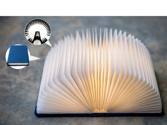 Lampa LED w kształcie książki Zeuss | XB-8