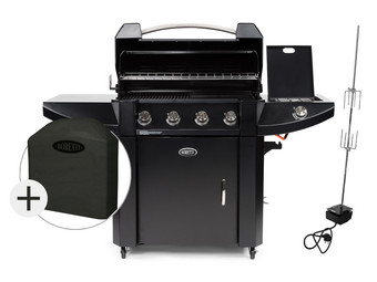 Waden lager Syndicaat Boretti Robusto Barbecue + Beschermhoes + Draaispit - Internet's Best  Online Offer Daily - iBOOD.com