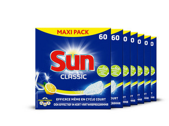 Tabletki do zmywarki Classic Sun | 420 szt. cytrynowe