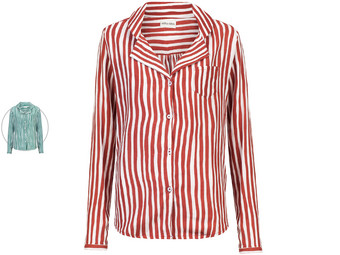 Ik was verrast verdrievoudigen Het pad Anna + Nina Pyjamashirt Striped | One Size - Internet's Best Online Offer  Daily - iBOOD.com
