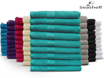 9x Seashell Collection Handdoek | 50 x 100 cm - Internet's Best Online Offer Daily - iBOOD.com