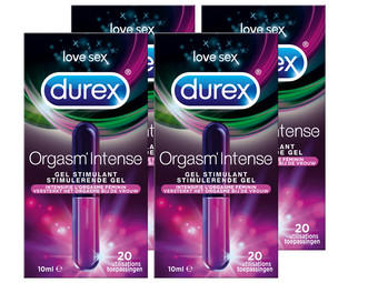 4x Durex Intense Orgasm Gel