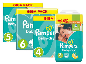 Pampers Baby Dry | Maat 3, 4, 5 of 6