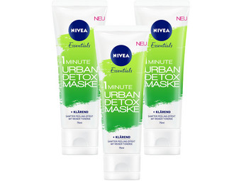 3x Nivea 1 Minute Urban Skin Detox Masker 75 Ml Internet S Best Online Offer Daily Ibood Com