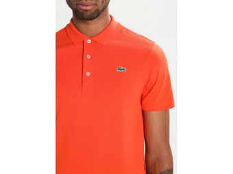 red lacoste polo