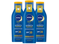 3x NIVEA SUN Protect & Hydrate SPF15