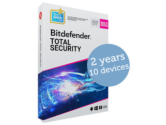 Bitdefender Total Security 2021 | 2 Jahre | 10 Geräte