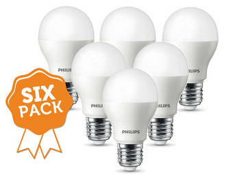 Sixpack Philips Led Lampen 60w Equivalent E27 Internet S Best Online Offer Daily Ibood Com