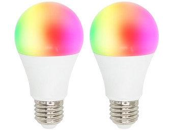 2x Woox Wifi RGB & CCT LED Lamp I E27