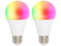 2x Woox E27 RGB & WW Smart LED Lamp