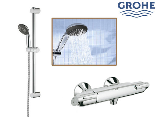 Diagnostiseren gids iets GROHE Precision Trend 12 cm thermostaat + doucheset - Internet's Best  Online Offer Daily - iBOOD.com