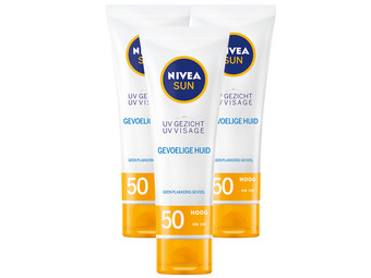 3x Nivea Sun Sonnenschutz Fur Empfindliche Haut Lsf 50 50 Ml Internet S Best Online Offer Daily Ibood Com