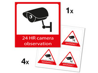 Sticker für Kameraüberwachung