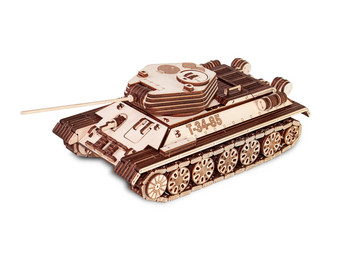 Eco-Wood-Art T-34-85 Tank Houten Modelbouw