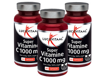3x Lucovitaal 1000 mg Vitamine C | 60 Cap