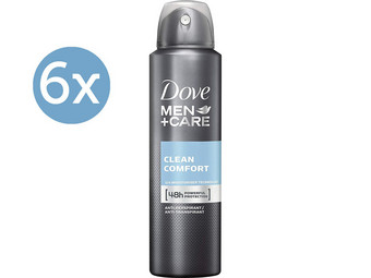 6x Dove M+C Deo Clean Comfort | 150 ml