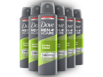 6x dezodorant Dove Extra Fresh | 150 ml