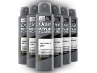 6x Dove M+C Invisible Dry Deospray