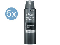 6x Dove Men+Care Invisible Dry | 150 ml