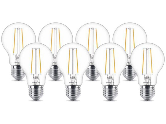 8x Philips LED Classic | 5,5 W | E27