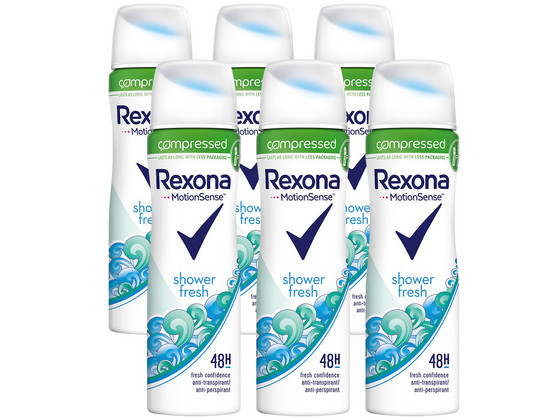 6x Rexona Fresh Shower Deo | 75 ml