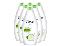 6x 450 ml Dove Shower Fresh Touch