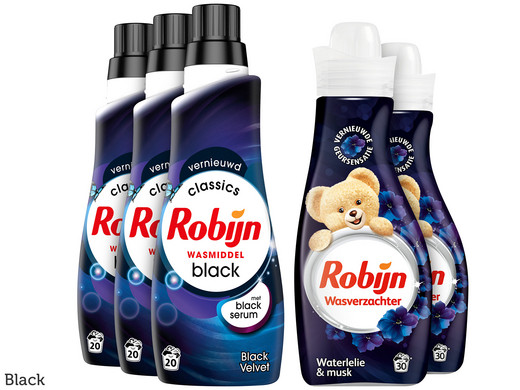 Robijn Perfect Match Schwarz Waschpaket 3x Waschmittel Und 2x Weichspuler Internet S Best Online Offer Daily Ibood Com