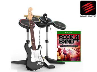 opslag Trechter webspin Kapper Mad Catz Rock Band 4 voor XBOX ONE - incl. gitaar, drums en mic -  Internet's Best Online Offer Daily - iBOOD.com