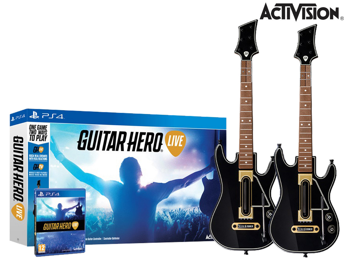 Guitar Hero Live with 2 Controllers – For PS4 - Internet's Best Online ...