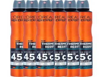 6x dezodorant L'Oréal Thermic Resist | 150 ml