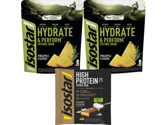 suiker Grootte Ongewapend 2x Isostar Hydrate & Perform Isotone Sportdrank + 3x High Protein Sportreep  - Internet's Best Online Offer Daily - iBOOD.com