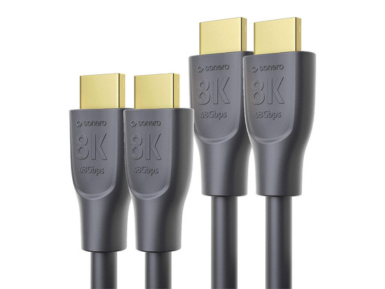 2x High Speed HDMI 2.1 Kabel 1M