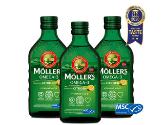 3x Möller's Omega-3 Visolie  | 250ml