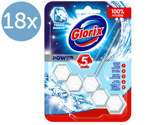 18x Glorix Power WC-Blok | Fresh Breeze