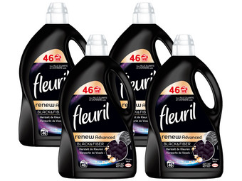 4x Fleuril Waschmittel ADV Black