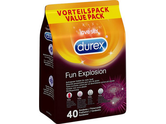 40x prezerwatywa Durex Fun Explosion