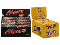 32x Mars und 24x M&M's Peanut