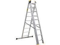 Drabest Combinatie Ladder | 3x 9 Treden