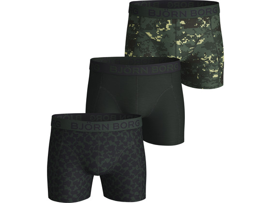 3x Björn Borg Boxer Army | Heren