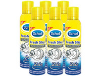 6x Scholl Fresh Step Voetdeodorant