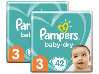 Pampers Baby Dry Luiers | 3 | 252 St.