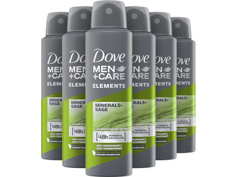 6x Dove Men+Care Mineral & Sage Deo Spray | 150 ml