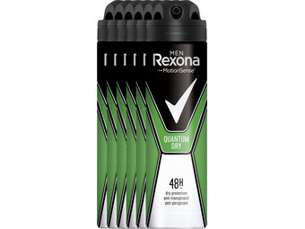 6x Rexona Men Quantum Dry Deo Spray | 150 ml