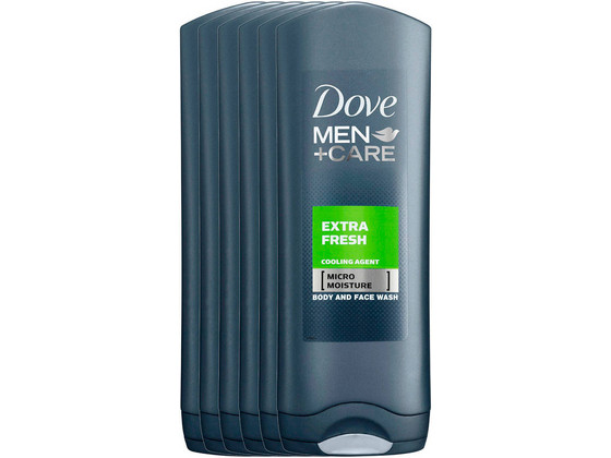 6x Dove Men+Care Extra Fresh Shower | 250ml