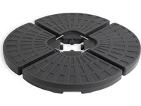 4x Beschwerungsplatte für Sonnenschirmständer