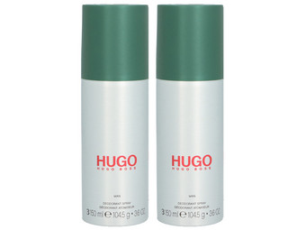 2x Hugo Boss Hugo Deo-Spray | 150 ml