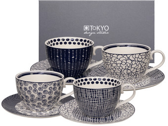 als je kunt Gelijkmatig Huisdieren Tokyo Design Studio Cappuccino-Tassen mit Untertassen, 2 Stück - Internet's  Best Online Offer Daily - iBOOD.com