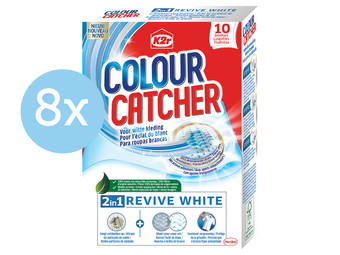 8x 10stuks K2R Colour Catcher White