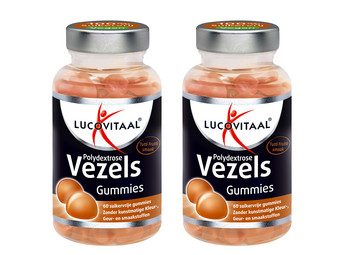 2x Lucovitaal Vezels Pure Gummies| 120 gummies
