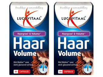 2x 60 Lucovitaal Haar Volume Caps